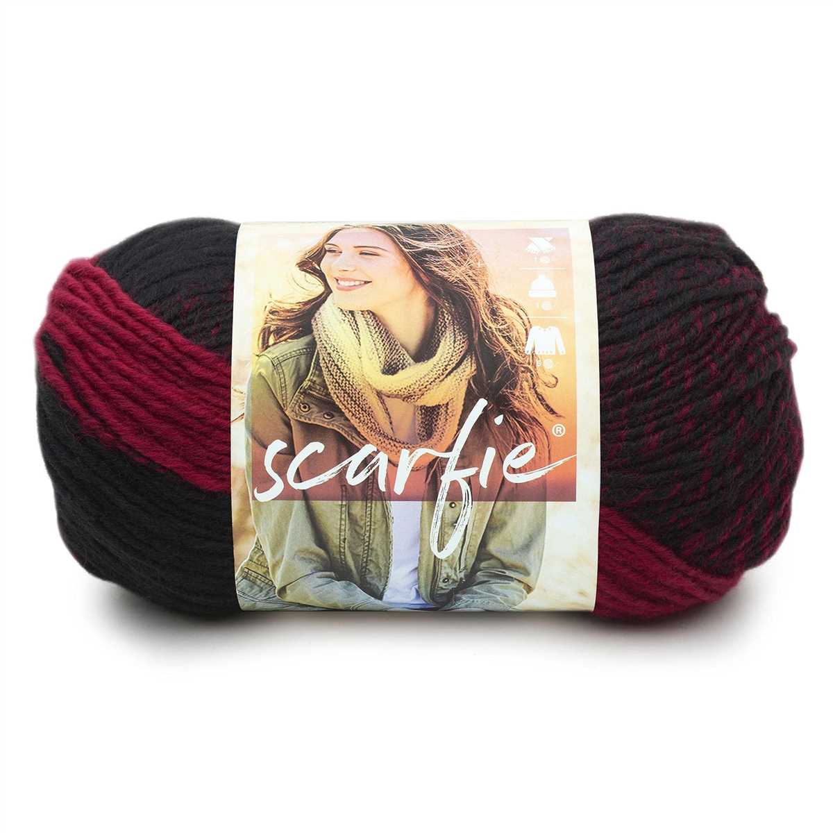 Lion brand scarfie yarn knit patterns