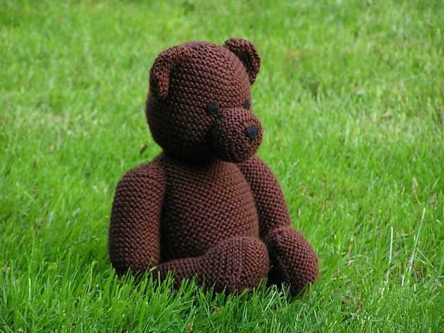 Little teddy knitting pattern