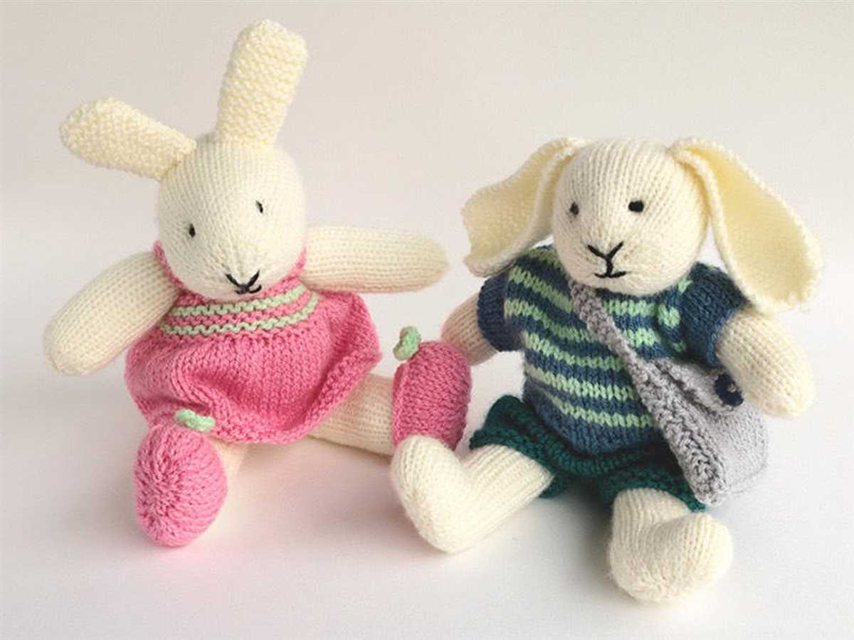 Lizzie rabbit knitting pattern