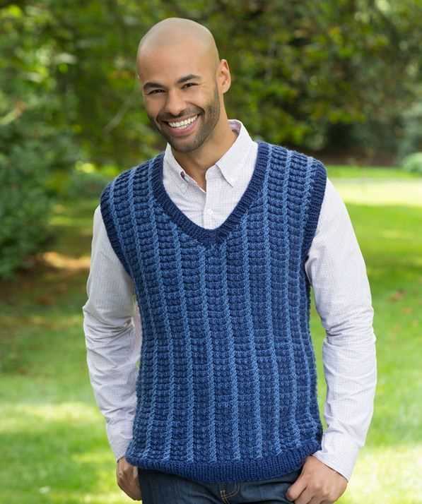 Mens knitted vest pattern