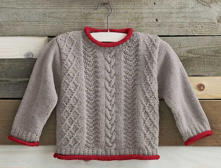 Knit pattern jumper