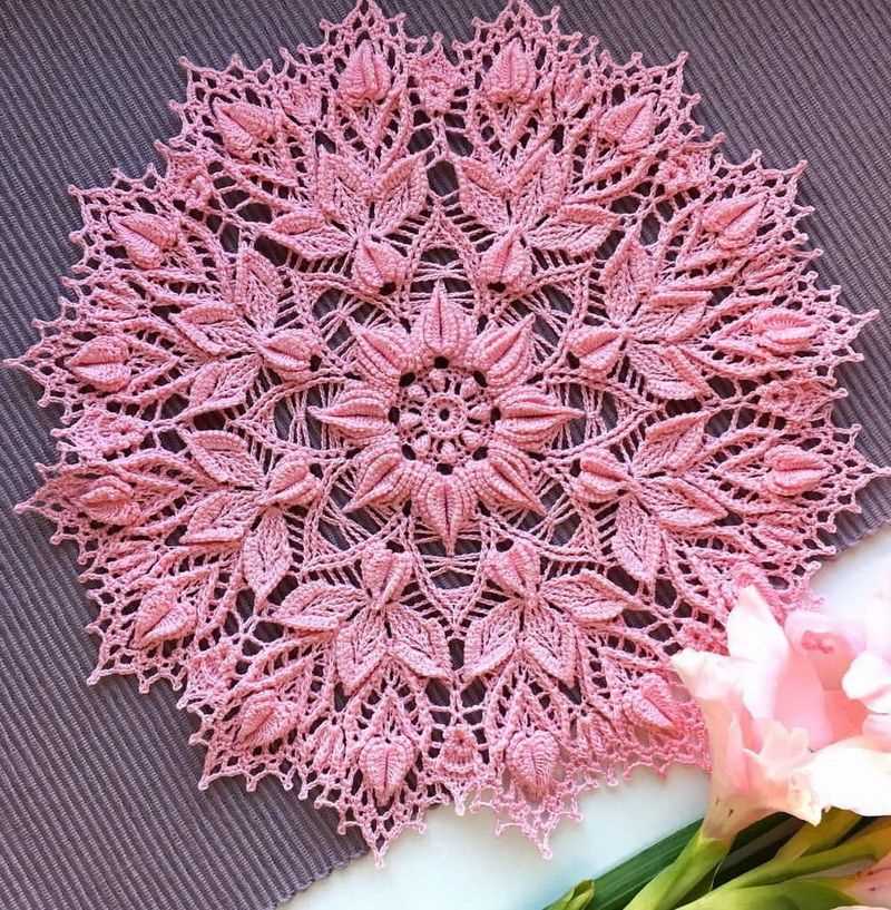 Knit doily patterns for beginners