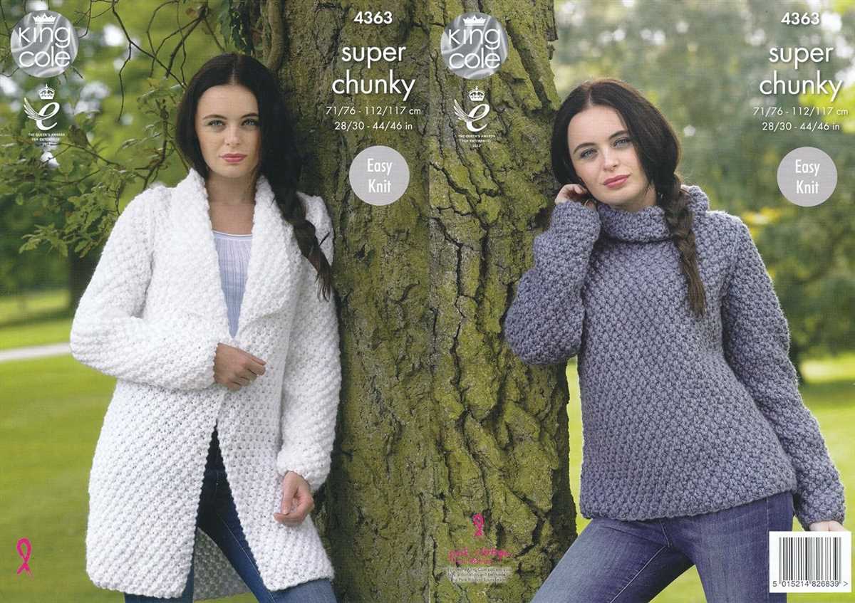Long chunky cardigan knitting pattern
