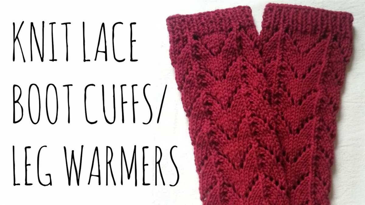 Long leg warmers knitting pattern