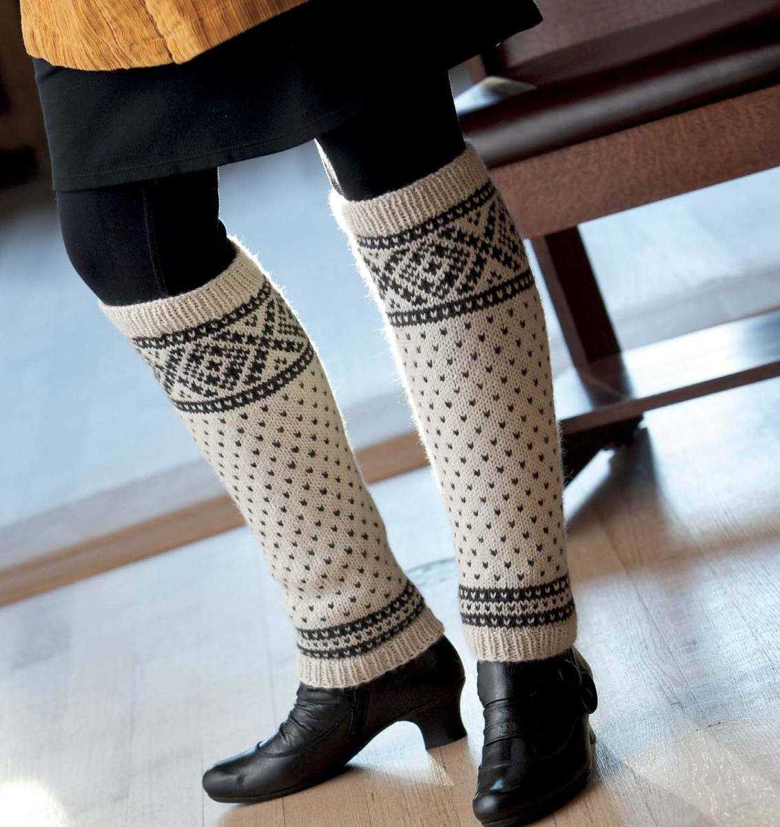 Long leg warmers knitting pattern