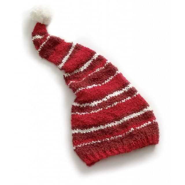 Long tail stocking cap knit pattern