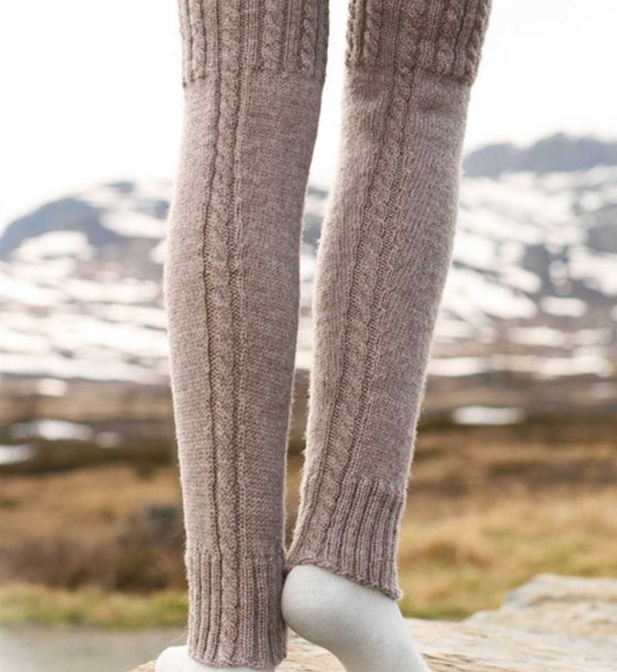 Long leg warmers knitting pattern