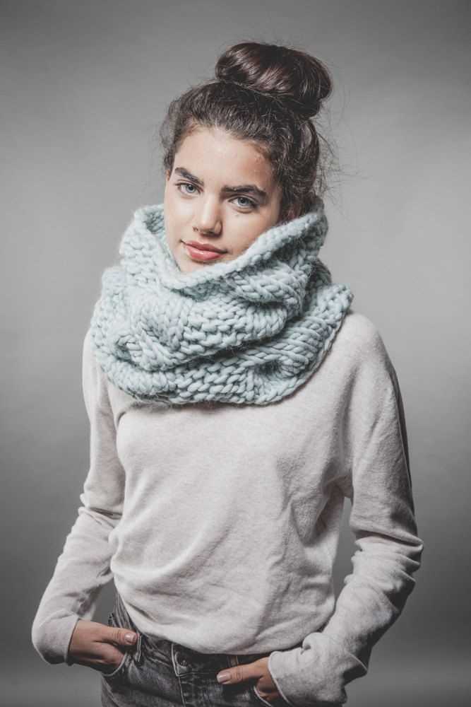 Long snood knitting pattern