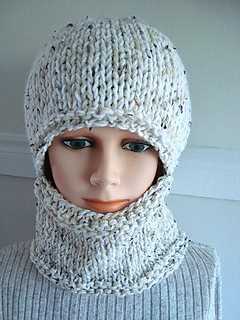 Loom knit balaclava pattern