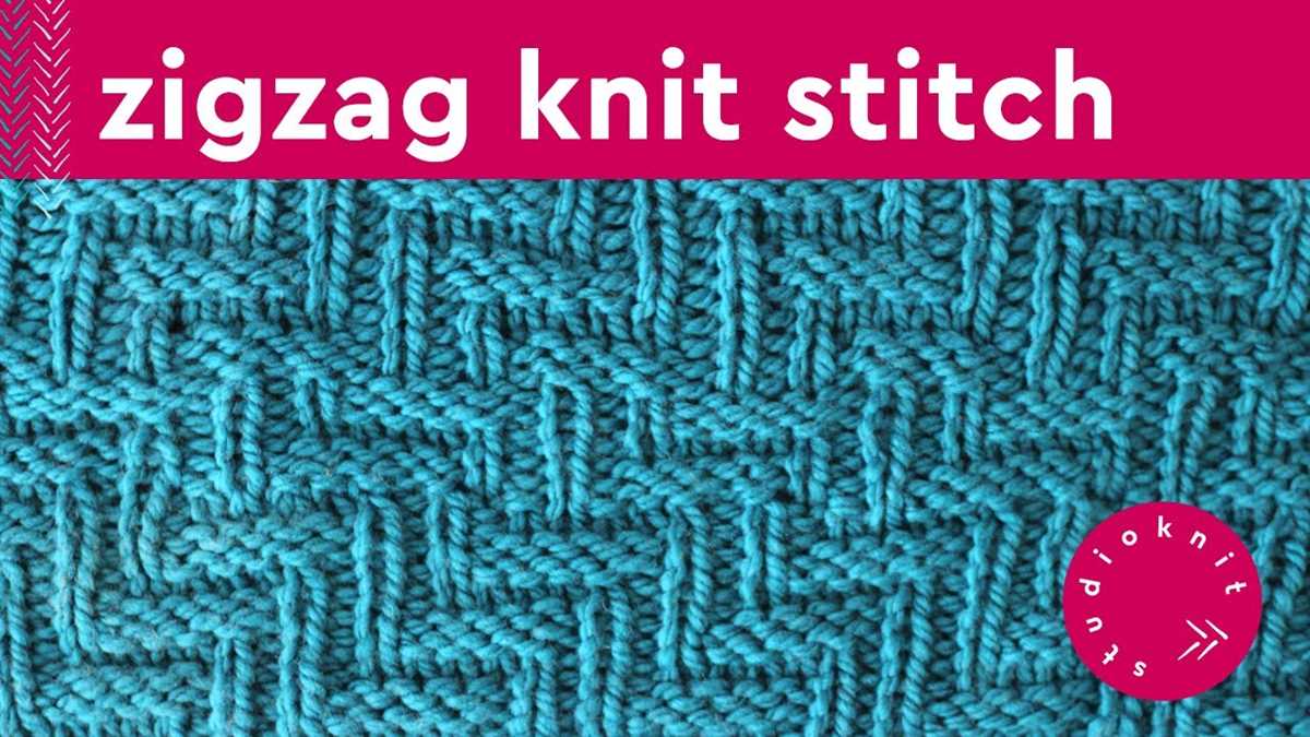 Loom knit chevron pattern
