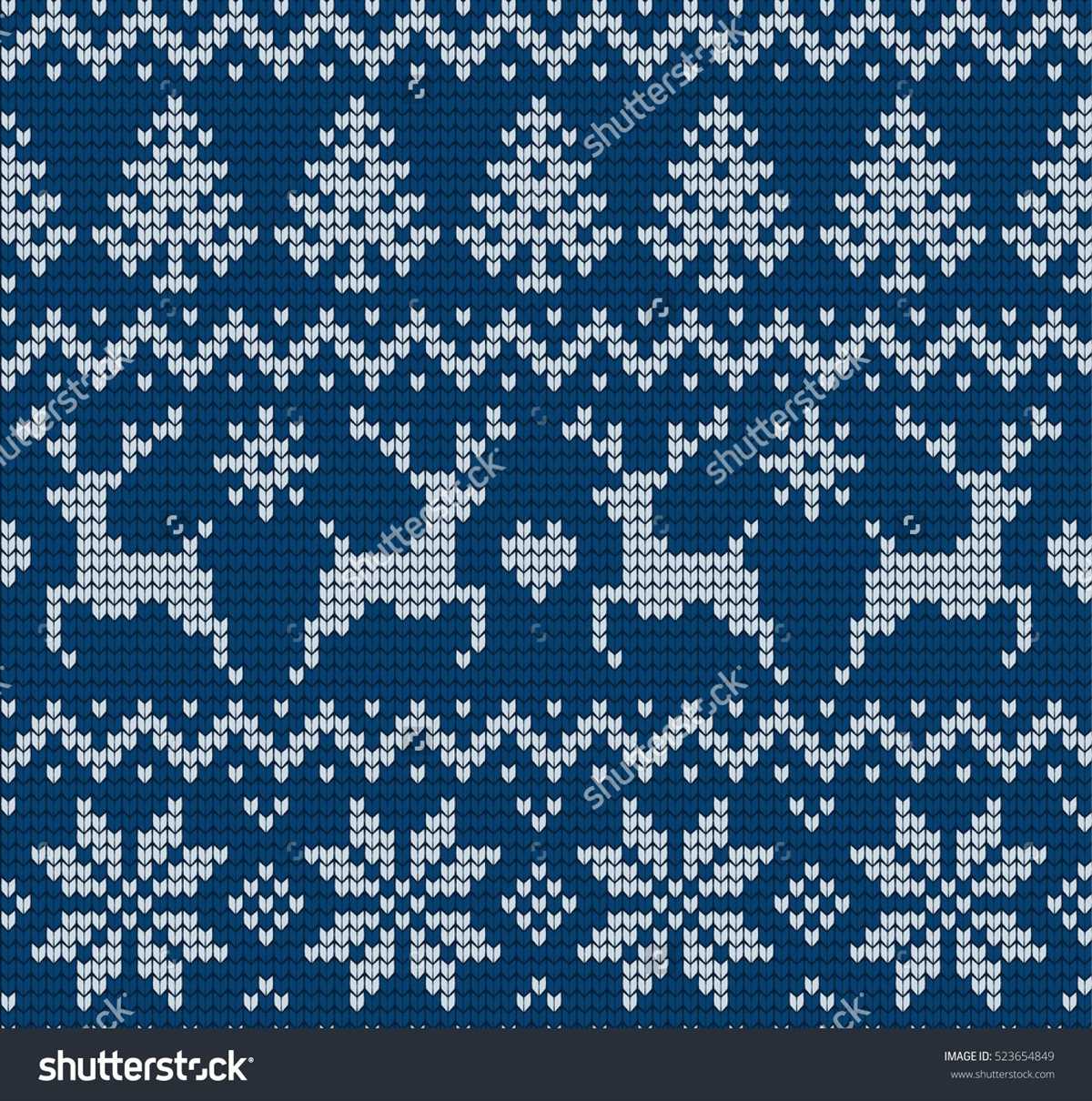 Loom knitting christmas patterns