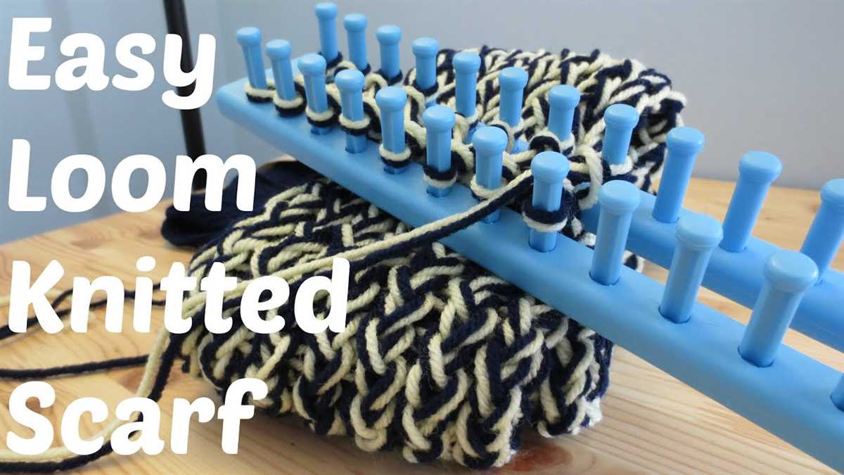 Loom knitting scarf patterns youtube