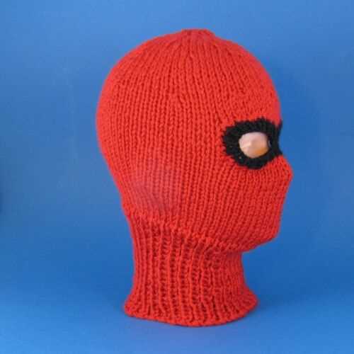 Loom knit balaclava pattern