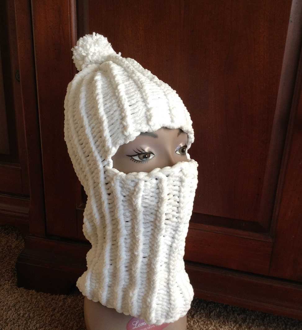 Loom knit balaclava pattern