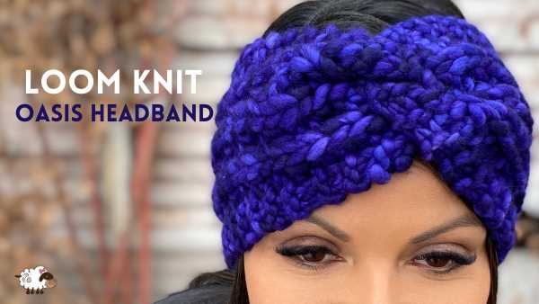 Loom knit headband pattern