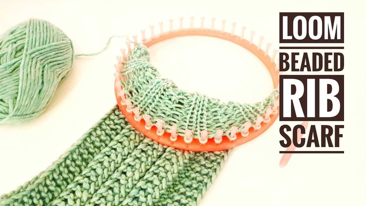 Loom knit scarf patterns