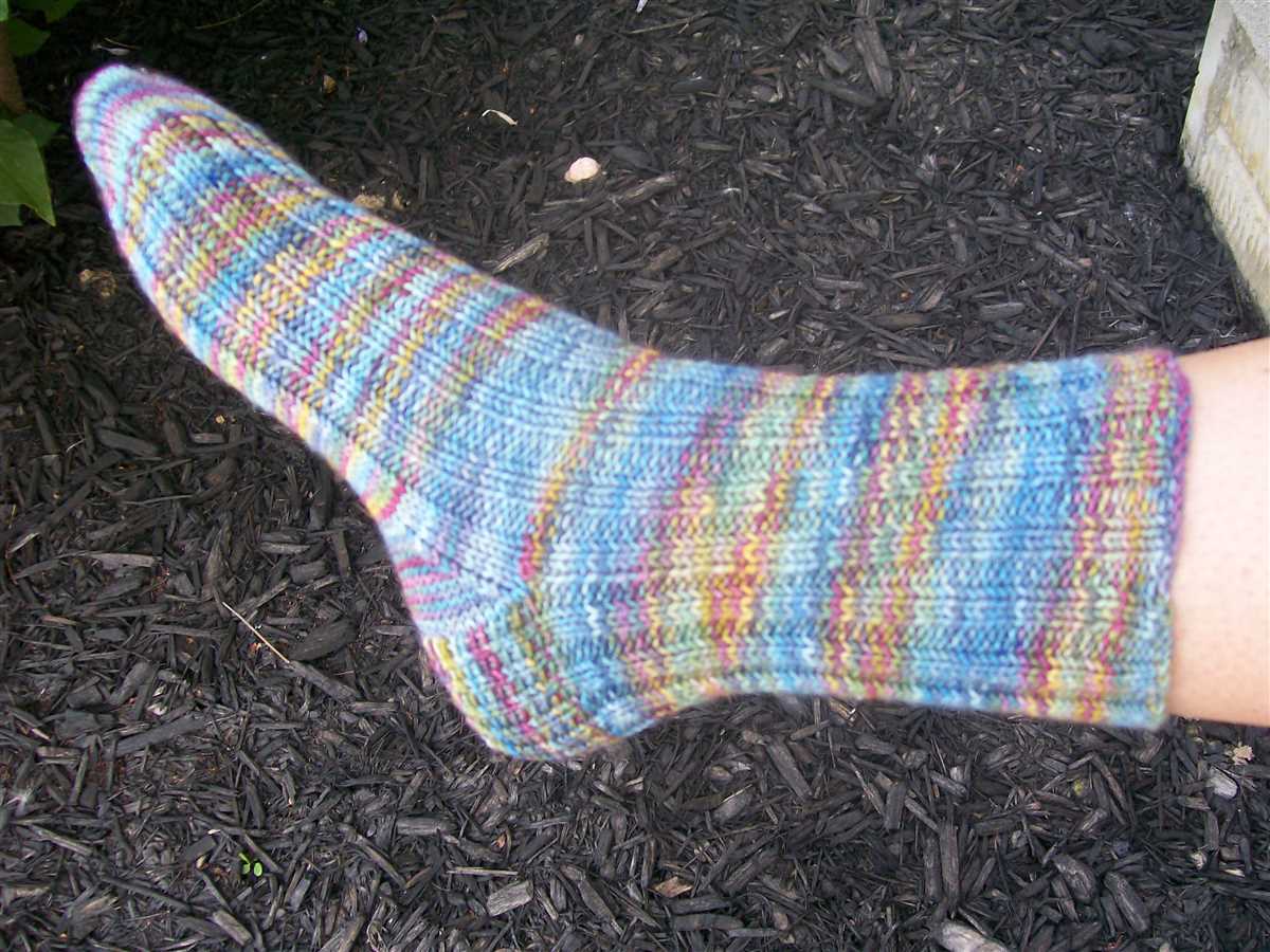 Knit sock patterns