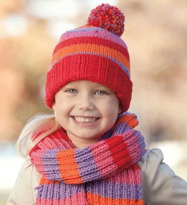 Child knitted hat pattern free
