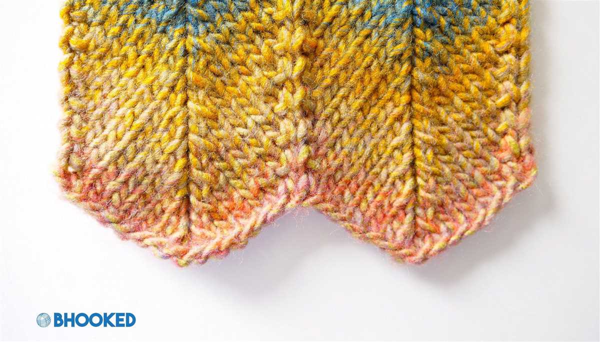 How to knit chevron pattern