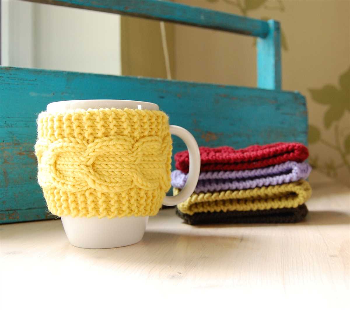 Knitted mug rug patterns