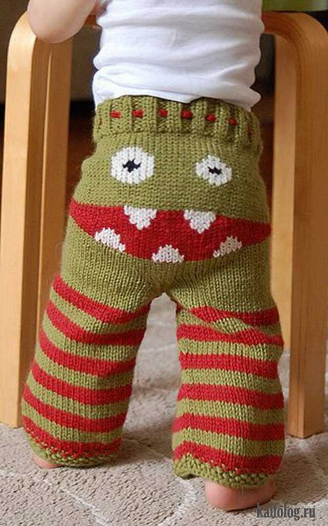 Knitted monster pants free pattern