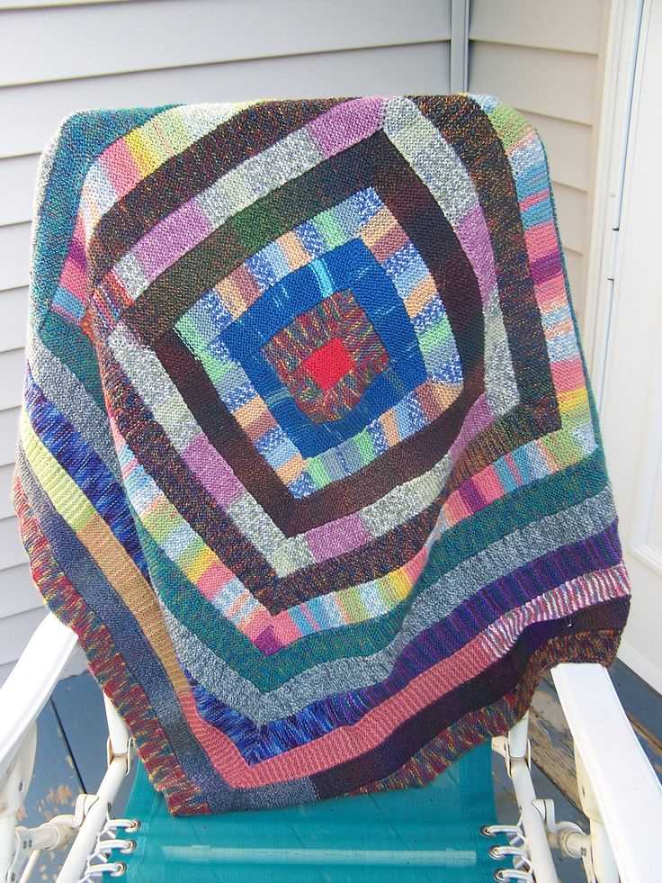 Knitted squares blanket pattern free
