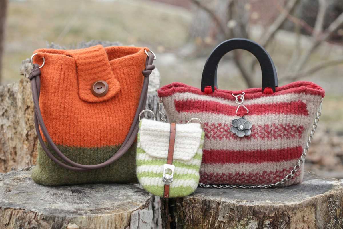 Knit felted bag pattern free