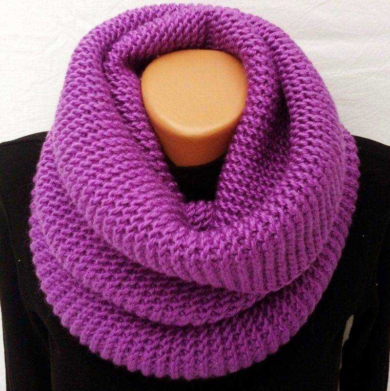 Long snood knitting pattern