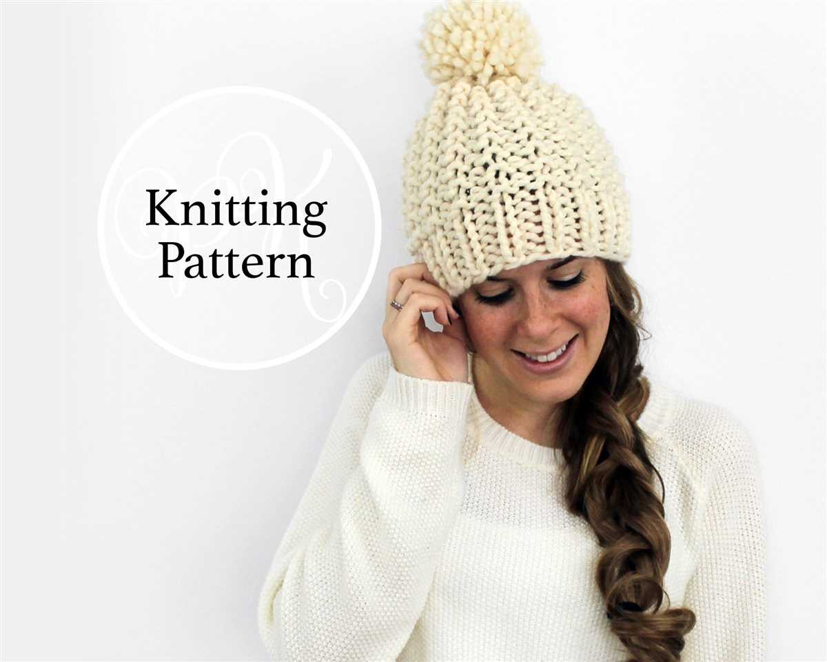Create Your Own Pattern for a Ponytail Knitted Hat Knitted hat for ponytail pattern