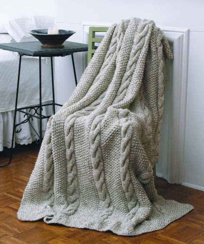 Cotton blanket knitting pattern