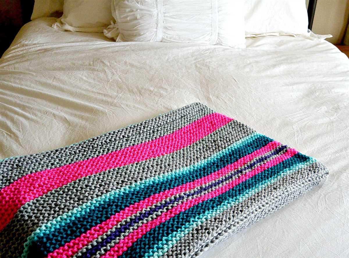 Knit throw patterns