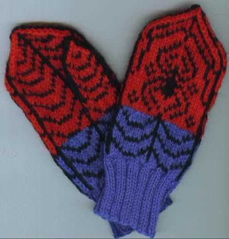 Men's mittens knitting pattern