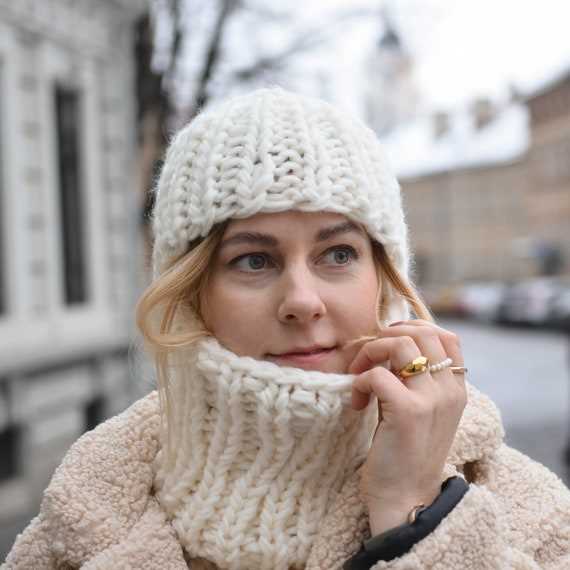 Machine knit balaclava pattern