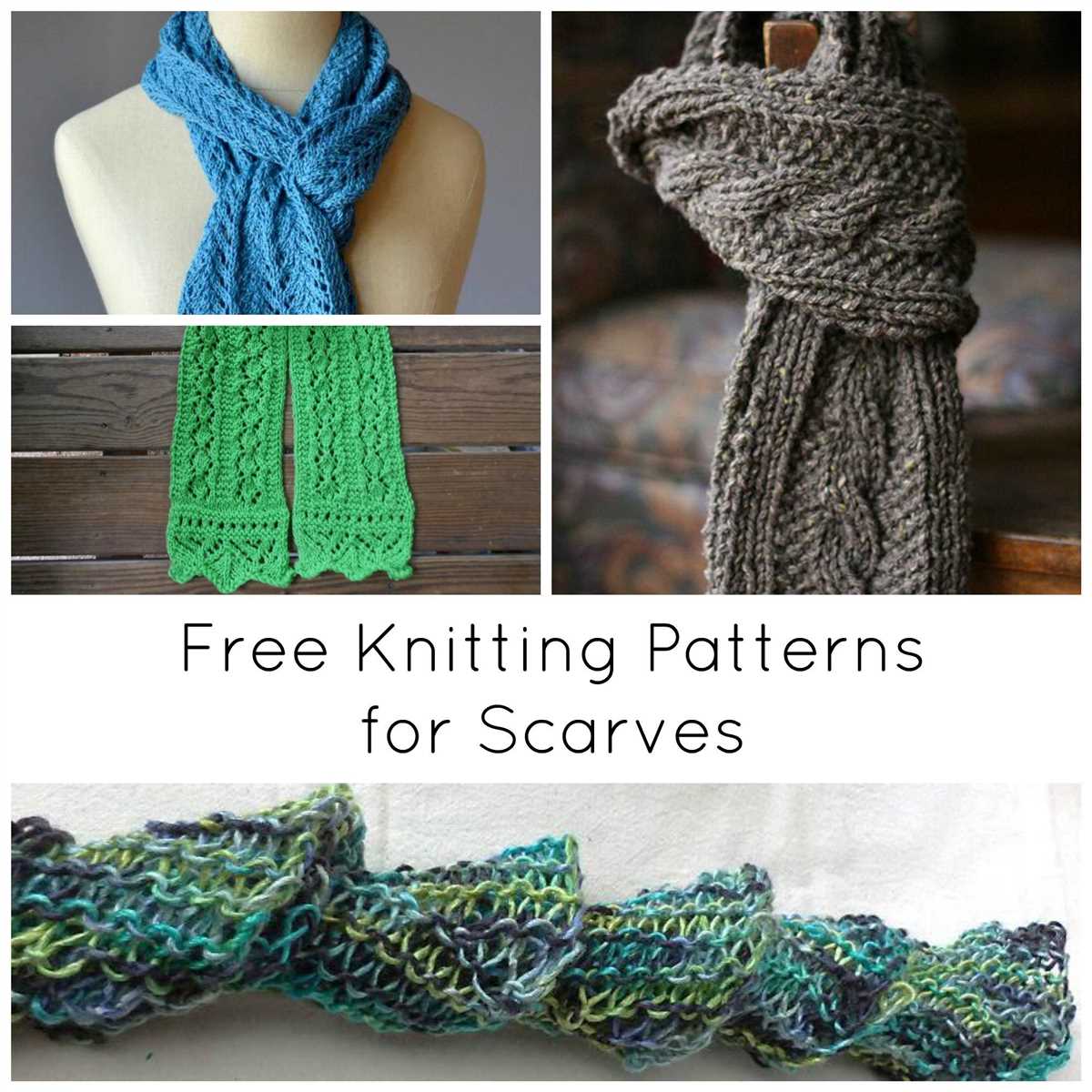 Free knit scarf pattern