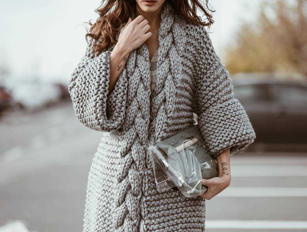 Maxi cardigan knitting pattern