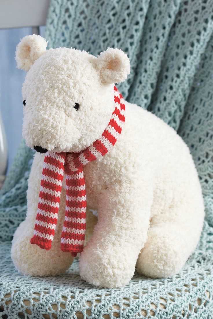 Christmas teddy bear knitting pattern