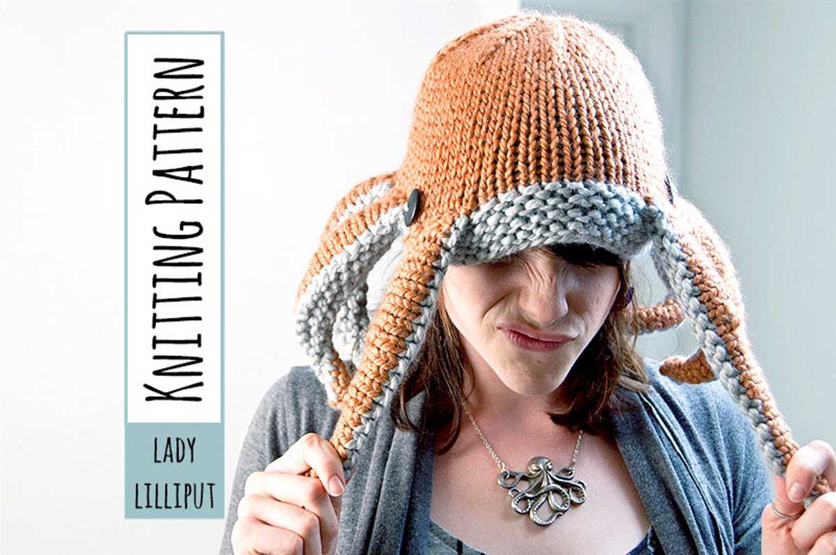 Knit octopus hat pattern