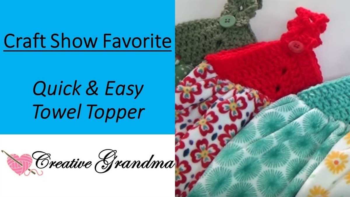 Tea towel topper knit pattern