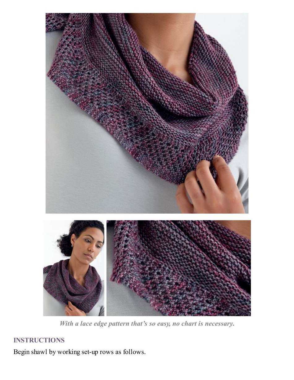 Sock yarn shawls ii 16 patterns for lace knitting