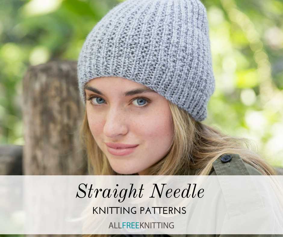 Men's beanie knitting pattern straight needles