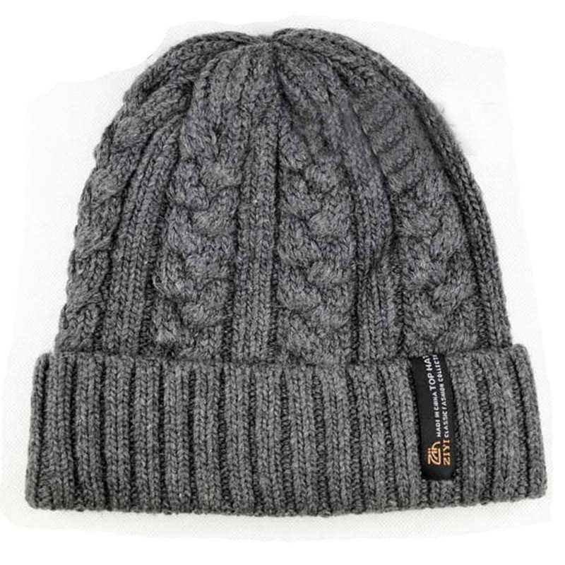 Men's cable knit hat pattern