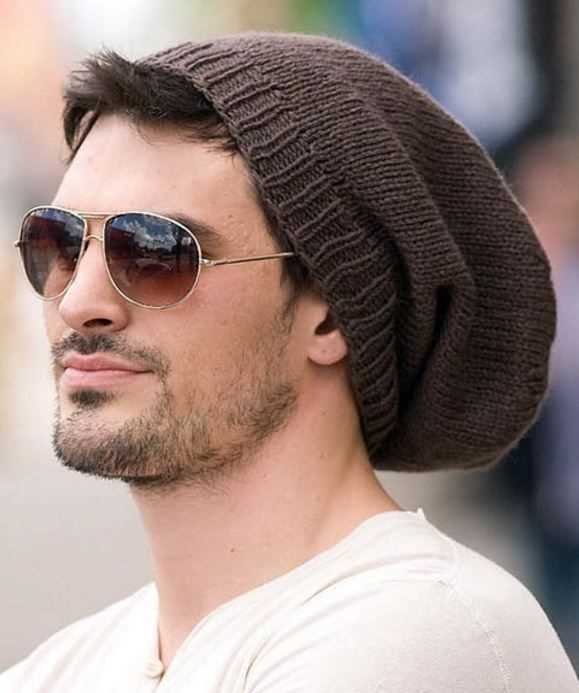 Men's hat knitting pattern