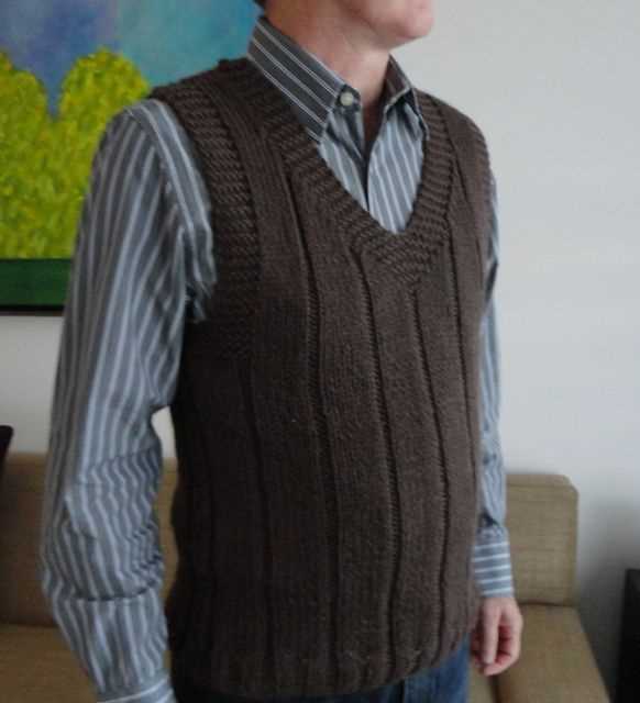 Men's knitted vests patterns free