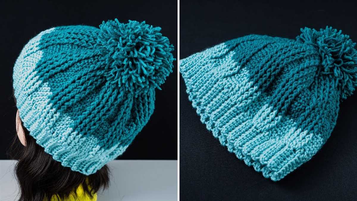 Men's double knit hat pattern free