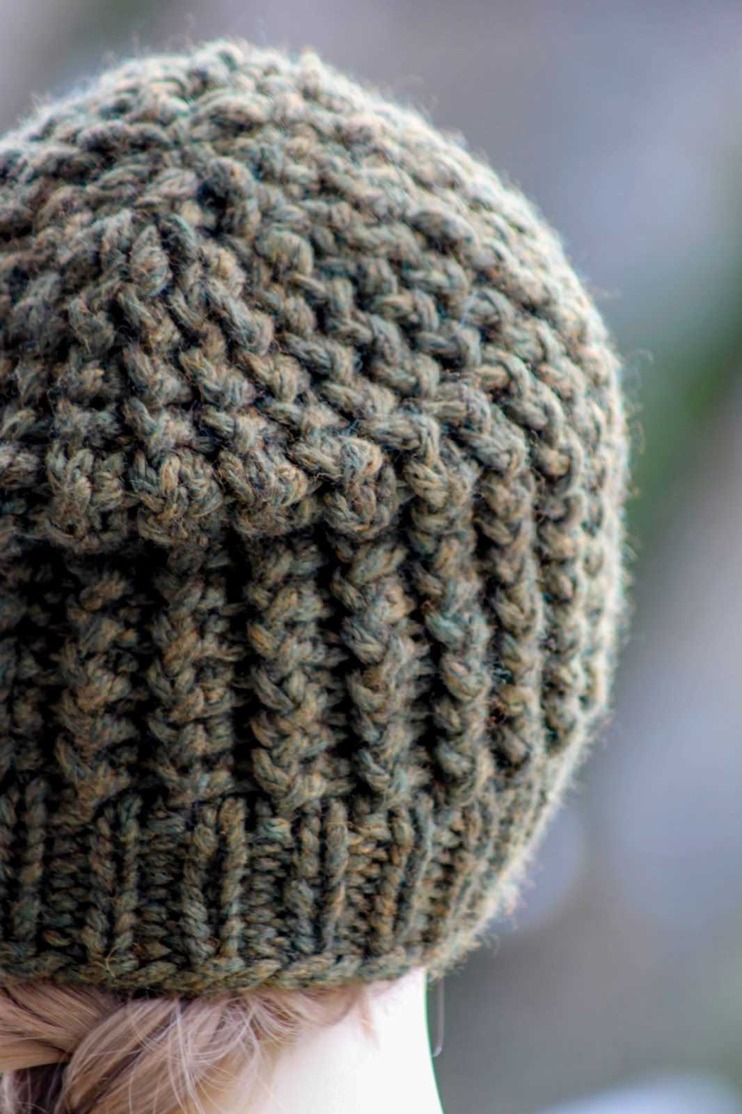 Men's knit hat pattern super bulky yarn
