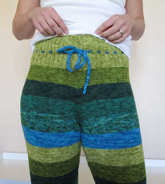 Men's knitted pants pattern