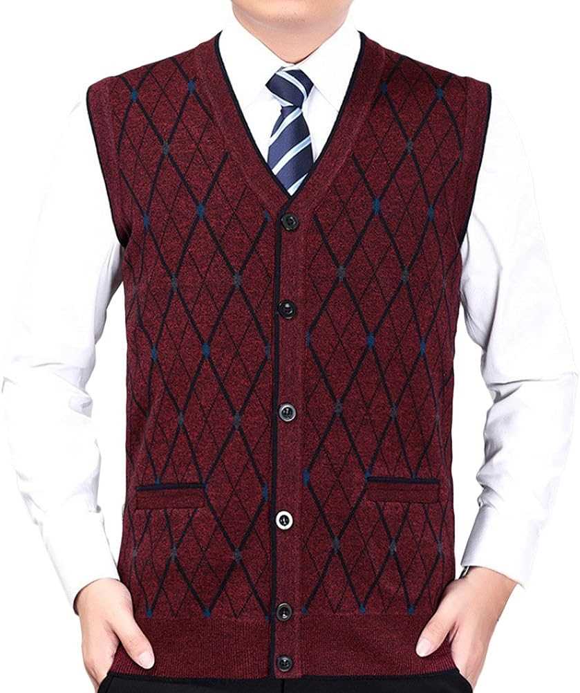 Men's v neck vest knitting pattern