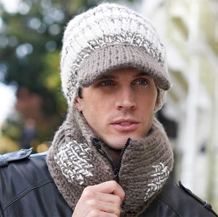 Mens hat knit pattern