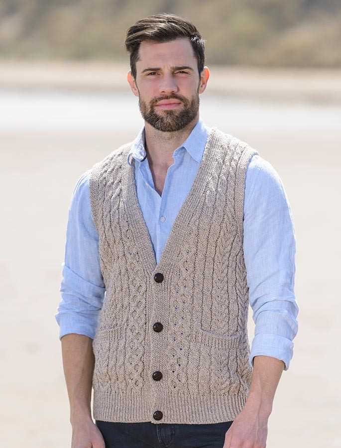 Mens knitted vest pattern
