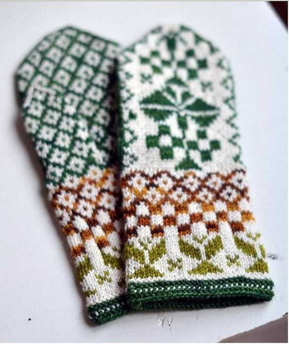 Mens mittens knitting pattern